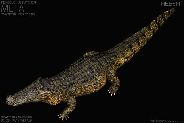 Rebor adult Deinosuchus figure (swamp),