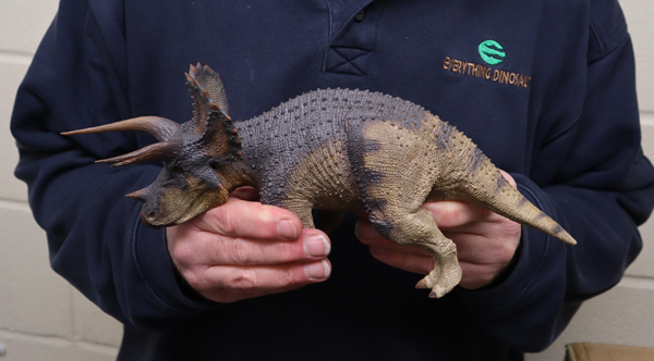 Rebor male Triceratops Trident Horn of Doom dinosaur model.