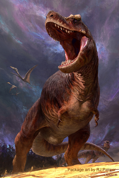 Beasts of the Mesozoic Tyrannosaurus rex box art.