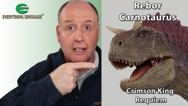 Rebor Carnotaurus model.