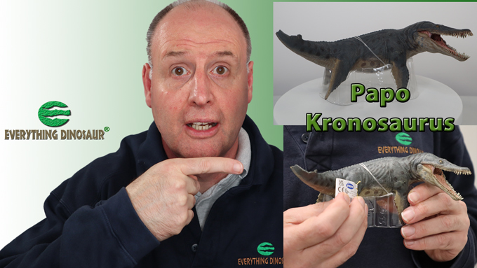 Papo Kronosaurus to feature in YouTube video thanks to Everything Dinosaur.