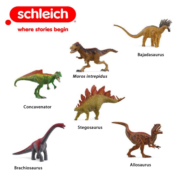 New Schleich dinosaur models (2024).