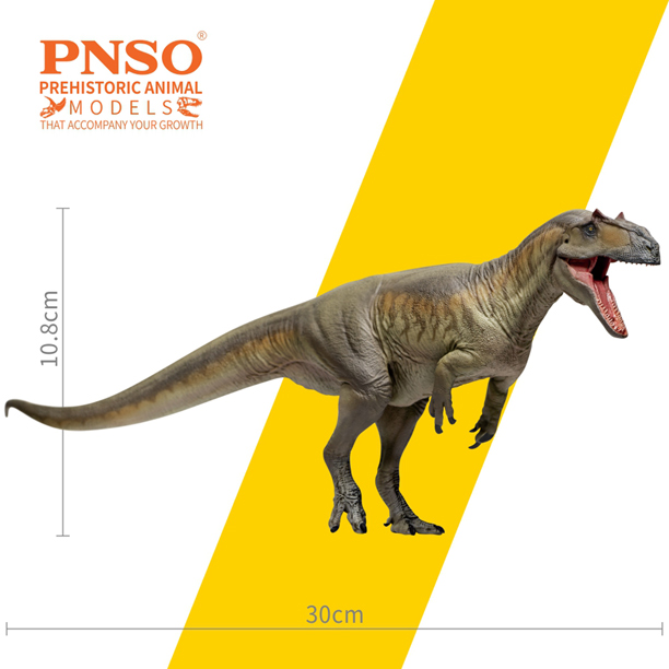 PNSO Donald the Saurophaganax model measurements.