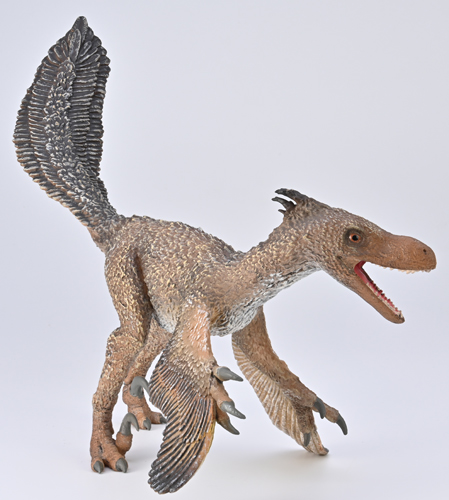 The CollectA Deluxe Velociraptor model.