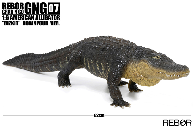The Rebor GNG07 Alligator in the downpour colour scheme.