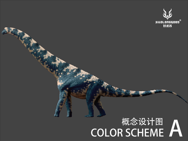 Haolonggood Alamosaurus model. Version A colour scheme.