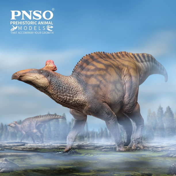 PNSO Edmontosaurus dinosaur model.