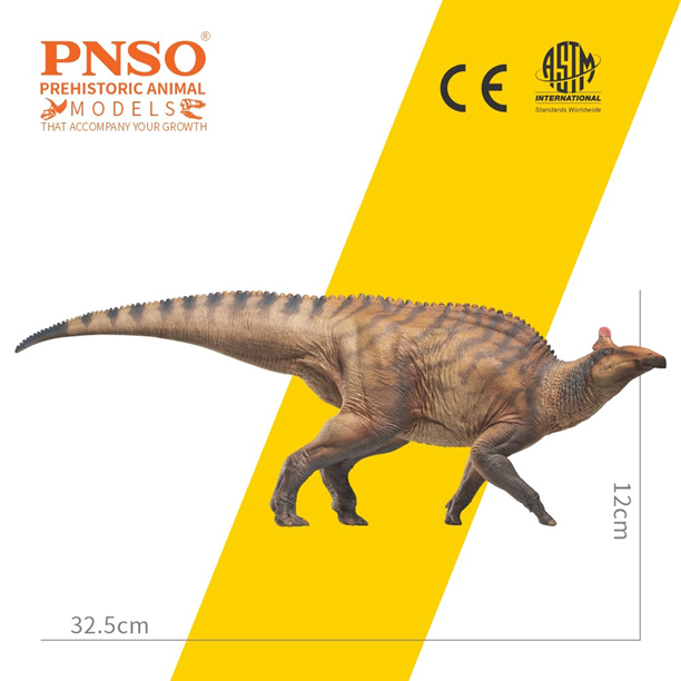 Edmontosaurus model measurements.