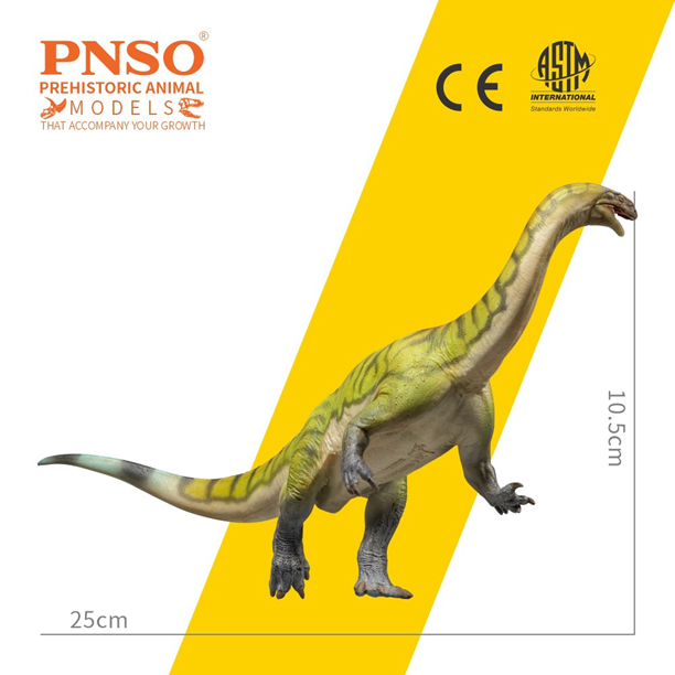 PNSO Lufengosaurus dinosaur model measurements.