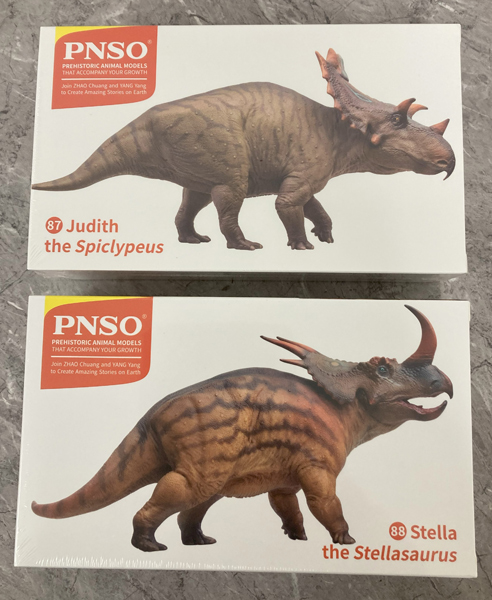 New PNSO horned dinosaur models in stock.