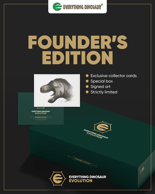 Announcing the Everything Dinosaur Evolution Founder's edition.