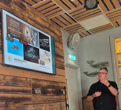 Glen Southern of Southern GFX on how to build a dinosaur.