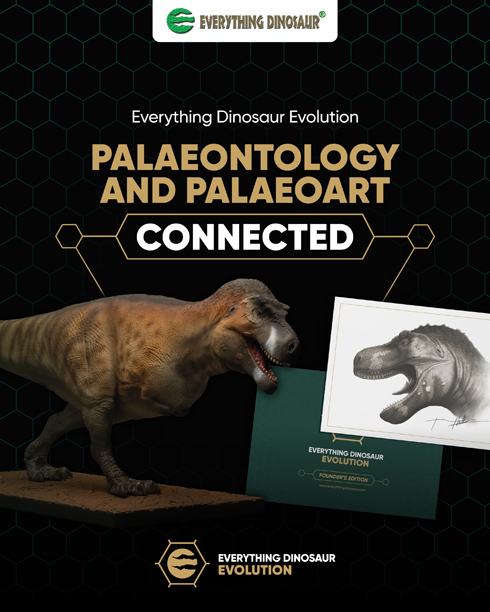 Palaeontology and palaeoart connected with Everything Dinosaur Evolution.
