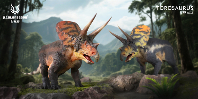 Haolonggood Torosaurus dinosaur models