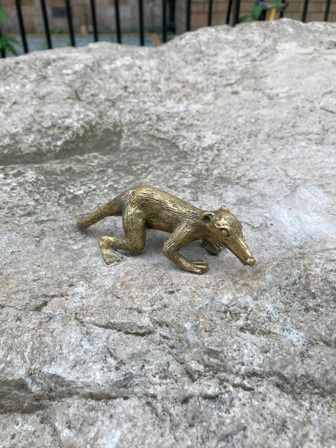 Megazostrodon rudnerae statue.