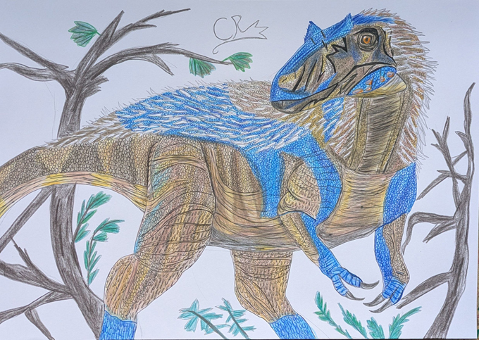 An illustration of Nanotyrannus.