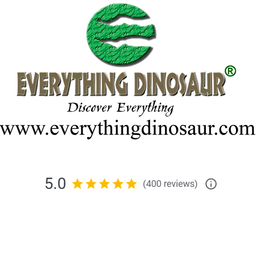 Four hundred 5-star Google reviews for Everything Dinosaur