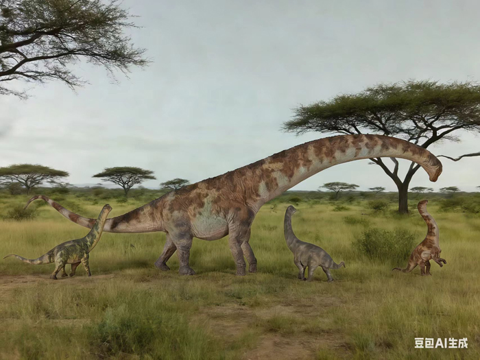 Haolonggood Dreadnoughtus model - Brown colouration 2(3).