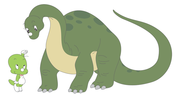 Doolysaurus huhmini named after a popular South Korean cartoon character.