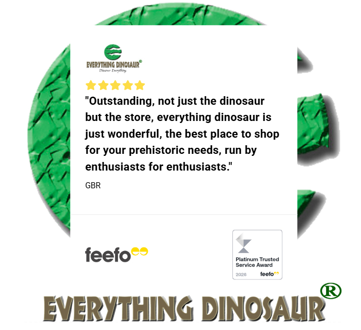 Five-star customer feedback for Everything Dinosaur.