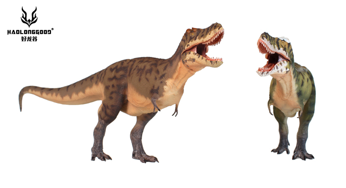 Haolonggood Tarbosaurus models come in two colour variants.