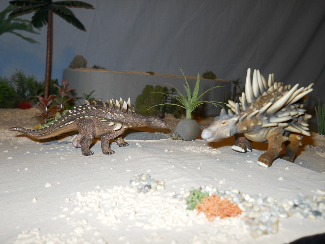 CollectA armoured dinosaur models (Polacanthus and Hylaeosaurus models).